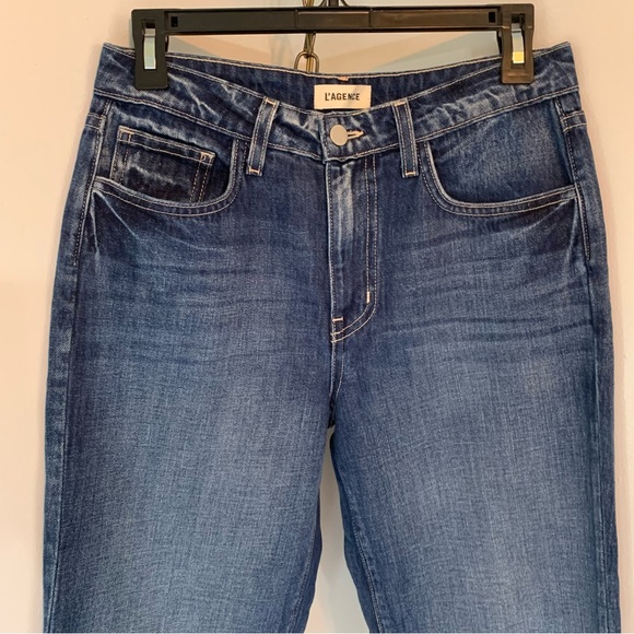 L’AGENCE Leighton Cuffed Stovepipe Jeans - Picture 6 of 12